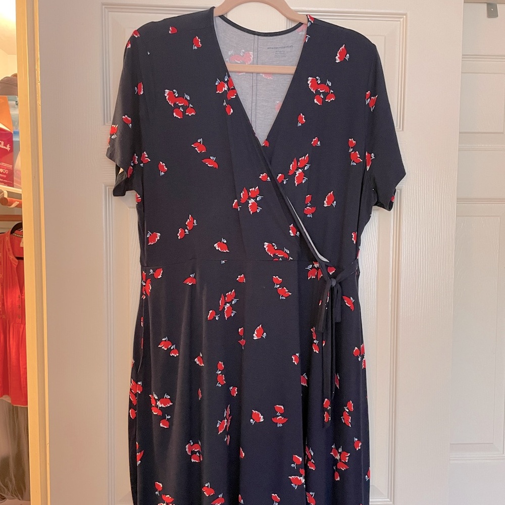 Amazon Essentials Faux Wrap Dress